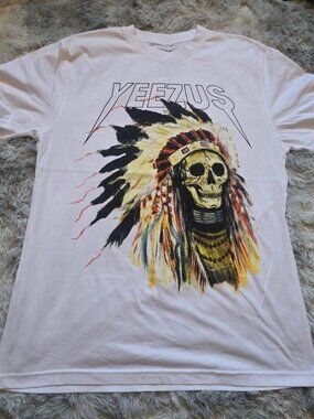 YEEZUS / YEEZY SKULL GRAPHIC TEE — WHITE XL